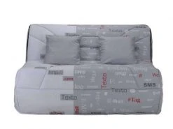 Housse Pour BZ Prima 140 Cm Gris -Banquette Magasin G 633719 C