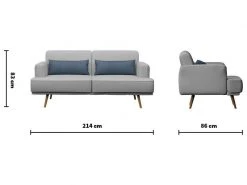 Canapé Lit Clic-clac 3 Places Rouge -Banquette Magasin G 645762 H