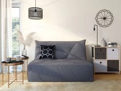 COMFORT_BULTEX Banquette-lit BZ En Tissu Violet