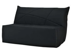 COMFORT_BULTEX Banquette BZ En Tissu Noir