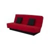 Banquette Clic Clac 120x190 - Tissu Rouge - Melissa 2 Banquette Clic Clac 120x190 - Tissu Rouge - Melissa -Banquette Magasin G CNF A17763245 B