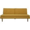 GPASPLUS Banquette Convertible 2 Places En Bois - Tissu Jaune - L 189 X P 105 X H 86 Cm - Eliana -Banquette Magasin G CNF A28006122 B