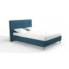 GPASPLUS Hylkio Lit Adulte 160x200 Cm Avec Tete De Lit - Tissu Bleu Marine -Banquette Magasin G CNF A43602075 B