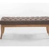 Banc Ramses Tissu Pieds Antique Clair , Taupe/120 Cm -Banquette Magasin G CNF B20348974 C