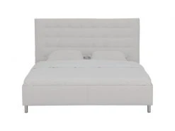 GPASPLUS Lit Adulte 180x200 - Simili Blanc - Tyyli -Banquette Magasin G CNF B26381780 D