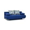 GPASPLUS Banquette Convertible Avec Le Coffre - Tissu Bleu Denim Et Bleu Chiné - L210 X P92 X H80 Cm - Kaliope -Banquette Magasin G CNF C94354202 B