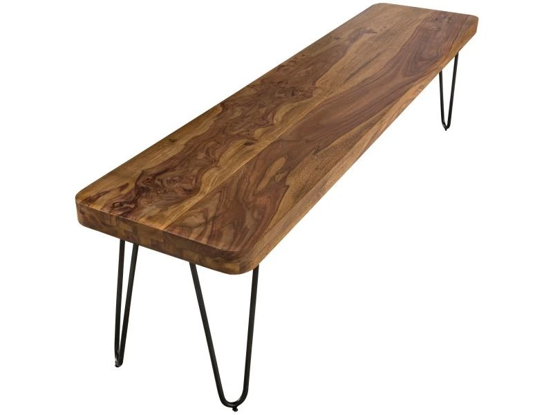 Finebuy Banc De Cuisine Bois Massif Sheesham | Salle à Manger Banque - Banc Pour Table De Cuisine | Banc Salle à Manger 3 Finebuy Banc De Cuisine Bois Massif Sheesham | Salle à Manger Banque - Banc Pour Table De Cuisine | Banc Salle à Manger