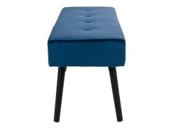 Banc En Tissu Coloris Bleu Foncé - Dim : 100 X 44 X 35 Cm -pegane- -Banquette Magasin G CNF D62169577 D