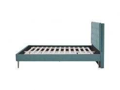 GPASPLUS Ocean Lit Adulte 160 X 200 Cm - Tissu Vert - Pieds Dores - Sommier A Lattes -Banquette Magasin G CNF D77798656 F