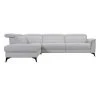 SANS_MARQUE Canape Dangle Gauche Avec 1 Place Relax Electrique - Tissu Gris - L 292 X P 232 X H 99 Cm - Melbourne -Banquette Magasin G CNF D83198037 B
