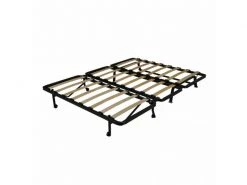 MEUBLETMOI Banquette Lit Bz 140x190 Cm En Tissu Gris Matelas 12 Cm – Buzzy -Banquette Magasin G CNF D88021408 F