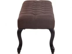 Banquette Brest En Tissu Avec Piètement Antique Sombre , Marron/120 Cm -Banquette Magasin G CNF E23927961 C