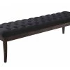 Banc Ramses Tissu Antique Sombre , Noir /150 Cm -Banquette Magasin G CNF F46972235 B