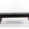 Banc Ramses Similicuir Antique Sombre , Noir /150 Cm 2 Banc Ramses Similicuir Antique Sombre , Noir /150 Cm -Banquette Magasin G CNF H50642748 C