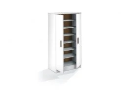 Dmora Armoire Multifonction Lamar Multifonction Blanche, 108 X 55 X 36 Cm -Banquette Magasin G CNF I29654812 D