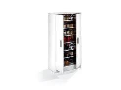Dmora Armoire Multifonction Lamar Multifonction Blanche, 108 X 55 X 36 Cm -Banquette Magasin G CNF I29654812 E
