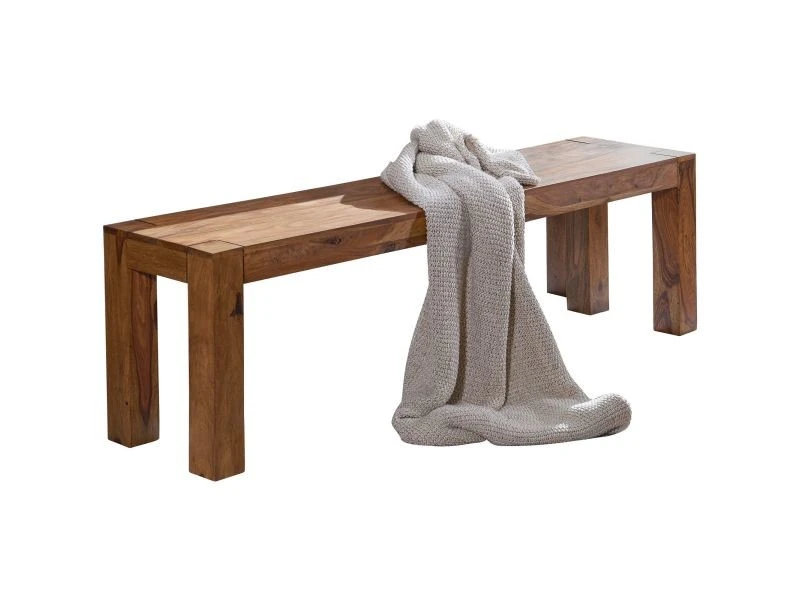 Finebuy Banc De Cuisine Bois Massif Sheesham Champêtre | Salle à Manger Banque Banc Pour Table De Cuisine | Banc Salle à Manger 3 Finebuy Banc De Cuisine Bois Massif Sheesham Champêtre | Salle à Manger Banque Banc Pour Table De Cuisine | Banc Salle à Manger