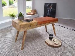 Finebuy Banc Peau De Chèvre Bois Massif 100 X 52 X 38 Cm Style Rétro | Banquette Couloir Avec Espace De Rangement | Banc En Cuir Rembourré Stockage | Petit Banc De Lit Cuir Véritable 7 Finebuy Banc Peau De Chèvre Bois Massif 100 X 52 X 38 Cm Style Rétro | Banquette Couloir Avec Espace De Rangement | Banc En Cuir Rembourré Stockage | Petit Banc De Lit Cuir Véritable -Banquette Magasin G CNF J74314874 C