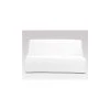 Housse Clic-clac En Coton Panama Blanc -Banquette Magasin G CNF K41510326 B