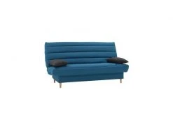 Liv Banquette Clic Clac 3 Places - Tissu Bleu Canard - Slyle Scandinave - L 190 X P92 Cm -Banquette Magasin G CNF K52969060 D