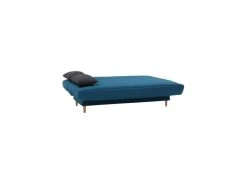 Liv Banquette Clic Clac 3 Places - Tissu Bleu Canard - Slyle Scandinave - L 190 X P92 Cm -Banquette Magasin G CNF K52969060 E
