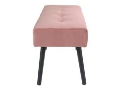 Banc En Tissu Coloris Rose - Dim : 100 X 44 X 35 Cm -pegane- -Banquette Magasin G CNF L15524410 D