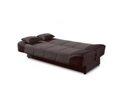 Alton - Canapé Clic Clac Convertible En Tissu Marron -Banquette Magasin G CNF L29854055 F