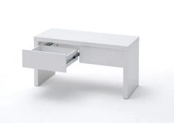 Banc Laqué Blanc Mat - L91 X H48 X P38 Cm -pegane- -Banquette Magasin G CNF L34368460 E
