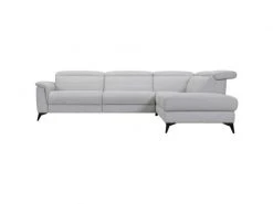 GPASPLUS Canape Dangle Droit Avec 1 Place Relax Electrique - Tissu Gris - L 292 X P 232 X H 99 Cm - Melbourne -Banquette Magasin G CNF L54368064 C