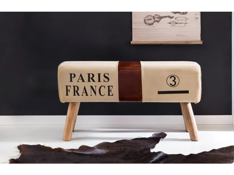 Finebuy Bois Massif Banc Tissu 91 X 51 X 30 Cm Style Rétro | Rembourré Banc | Banc En Cuir Salle à Manger Brun | Petit Banquette De Lit Tissu Banc Couloir 5 Finebuy Bois Massif Banc Tissu 91 X 51 X 30 Cm Style Rétro | Rembourré Banc | Banc En Cuir Salle à Manger Brun | Petit Banquette De Lit Tissu Banc Couloir – Image 3