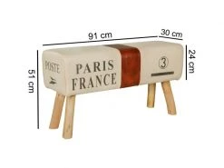 Finebuy Bois Massif Banc Tissu 91 X 51 X 30 Cm Style Rétro | Rembourré Banc | Banc En Cuir Salle à Manger Brun | Petit Banquette De Lit Tissu Banc Couloir 9 Finebuy Bois Massif Banc Tissu 91 X 51 X 30 Cm Style Rétro | Rembourré Banc | Banc En Cuir Salle à Manger Brun | Petit Banquette De Lit Tissu Banc Couloir -Banquette Magasin G CNF M15136884 E