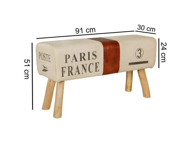 Finebuy Bois Massif Banc Tissu 91 X 51 X 30 Cm Style Rétro | Rembourré Banc | Banc En Cuir Salle à Manger Brun | Petit Banquette De Lit Tissu Banc Couloir 6 Finebuy Bois Massif Banc Tissu 91 X 51 X 30 Cm Style Rétro | Rembourré Banc | Banc En Cuir Salle à Manger Brun | Petit Banquette De Lit Tissu Banc Couloir – Image 4