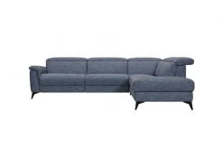 GPASPLUS Canape Dangle Droit Avec 1 Place Relax Electrique - Tissu Bleu Clair - L 292 X P 232 X H 99 Cm - Melbourne -Banquette Magasin G CNF N25609297 C