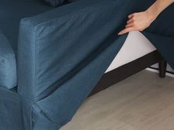 Housse Pour Canapé 3 Places Gilja Bleu Marine 9 Housse Pour Canapé 3 Places Gilja Bleu Marine -Banquette Magasin G CNF N31549805 D