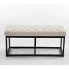 Banquette Amun B Tissu , Crème/100 Cm -Banquette Magasin G CNF O67759272 C
