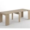 Dmora Table-console Multifonction Extensible, Couleur 90 Chêne Canadien, 90 X 78 X 51 Cm -Banquette Magasin G CNF Q55005022 C