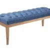 Banc Ramses Tissu Pieds Antique Clair , Bleu/120 Cm 2 Banc Ramses Tissu Pieds Antique Clair , Bleu/120 Cm -Banquette Magasin G CNF Q76679612 B