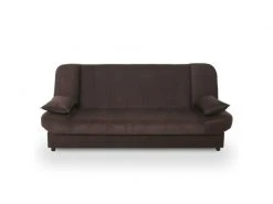 Maddy - Banquette Clic Clac Convertible En Tissu Marron -Banquette Magasin G CNF R66031189 C