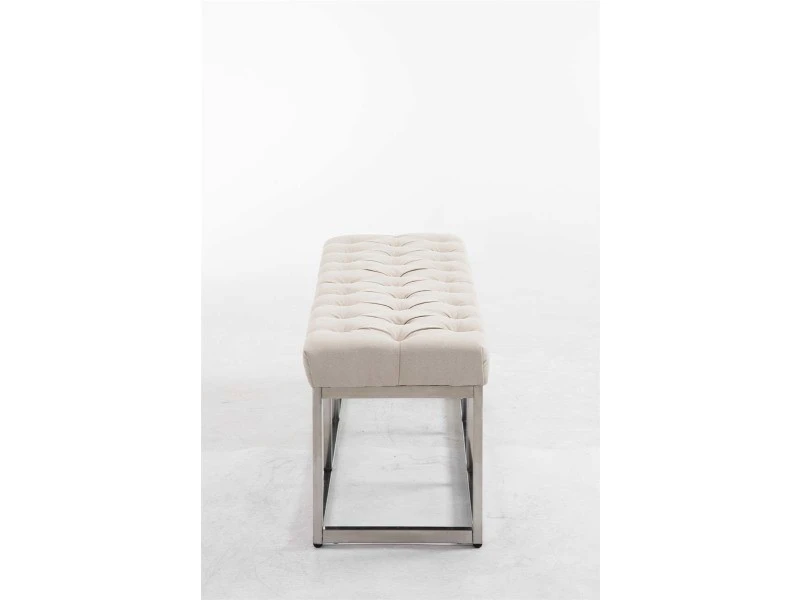 Banc Amun E En Tissu , Crème/120 Cm 3 Banc Amun E En Tissu , Crème/120 Cm