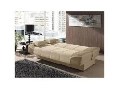 Alton - Canapé Clic Clac Convertible En Tissu Beige -Banquette Magasin G CNF R99321171 D