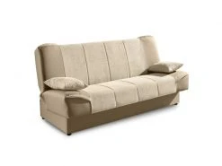 Alton - Canapé Clic Clac Convertible En Tissu Beige -Banquette Magasin G CNF R99321171 E