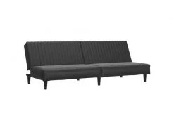 Clic Clac 2 Places Noir Similicuir Vertiga