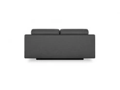 GPASPLUS Banquette Convertible Avec Le Coffre - Tissu Gris Et Simili Blanc - L204 X P90 X H89cm - Nina -Banquette Magasin G CNF T53685930 F