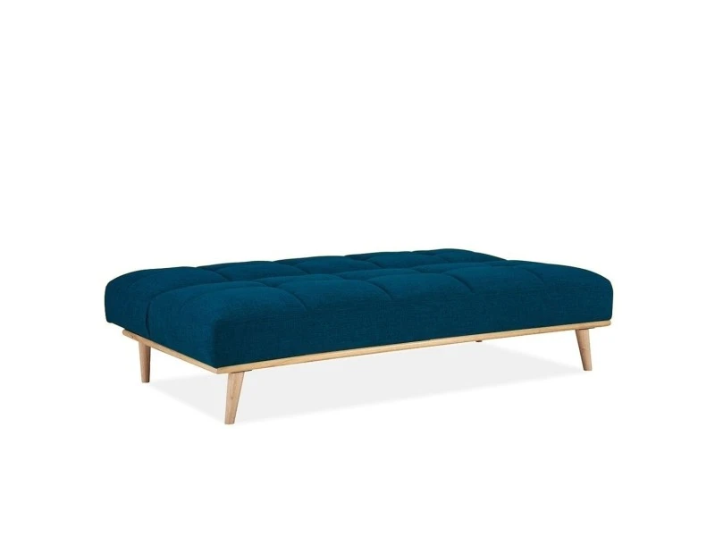 Meghan - Banquette Clic Clac Scandinave 3 Places Bleu 5 Meghan - Banquette Clic Clac Scandinave 3 Places Bleu – Image 3