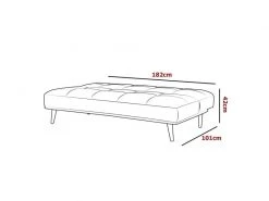 Meghan - Banquette Clic Clac Scandinave 3 Places Bleu 11 Meghan - Banquette Clic Clac Scandinave 3 Places Bleu -Banquette Magasin G CNF T66144076 F