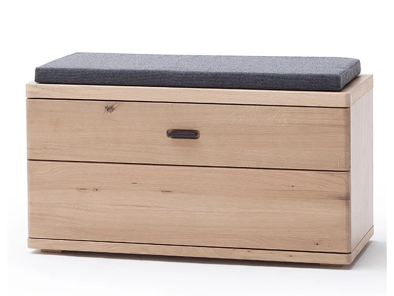 Banc / Banquette En Bois Coloris Chêne Sombre - L.90 X H.47 X P.38 Cm -pegane- 3 Banc / Banquette En Bois Coloris Chêne Sombre - L.90 X H.47 X P.38 Cm -pegane-