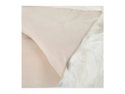 Banquette Bout De Lit Fausse Fourrure Blanche Et Pieds En Métal Doré -Banquette Magasin G CNF U78346937 D