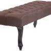 Banquette Brest En Tissu Avec Piètement Antique Sombre , Marron/150 Cm -Banquette Magasin G CNF U84518753 B
