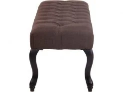 Banquette Brest En Tissu Avec Piètement Antique Sombre , Marron/150 Cm 6 Banquette Brest En Tissu Avec Piètement Antique Sombre , Marron/150 Cm -Banquette Magasin G CNF U84518753 C