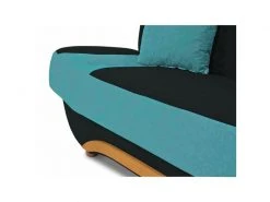 Niyo - Canapé 3 Places Convertible En Tissu Noir Et Bleu 11 Niyo - Canapé 3 Places Convertible En Tissu Noir Et Bleu -Banquette Magasin G CNF V41367769 F
